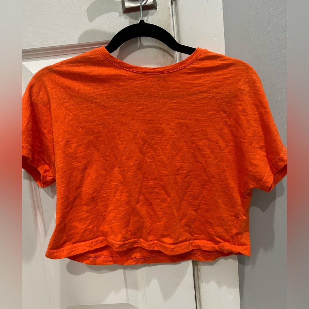 Orange Crop Top